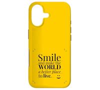 Carcasa para iPhone 17 Smile and Make The World a Better Place to Live.