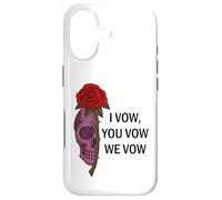 Carcasa para iPhone 17 Smutty Book Merch I Vow You Vow We Vow Sign Dark Romance