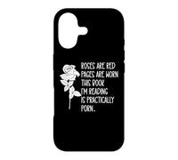 Carcasa para iPhone 17 Smutty Book Roses Red Pages Worn I Dont Watch Porn I Read It