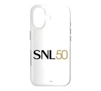 Carcasa para iPhone 17 SNL 50 Chest Logo Black and Gold Saturday Night Live