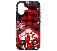 Carcasa para iPhone 17 Snowflake Xmas Decor For Girls Buffalo Plaid Christmas GNOME