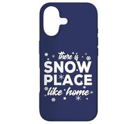 Carcasa para iPhone 17 Snowflakes There Is Snow Place Like Home For Winter Holiday