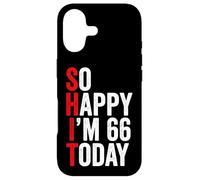Carcasa para iPhone 17 So Happy I'm 66 Today Funny 66th Birthday Chistes 66 Cumpleaños