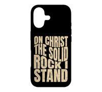 Carcasa para iPhone 17 sobre Cristo La Roca Sólida Que Soy, Hombres y Mujeres Cristianos