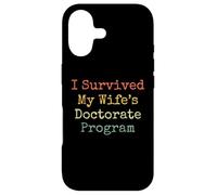 Carcasa para iPhone 17 Sobreviví el Programa de doctorado de mi Esposa Marido Divertido