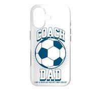 Carcasa para iPhone 17 Soccer Coach Dad Like a Regular Dad but Way Cooler Soccer