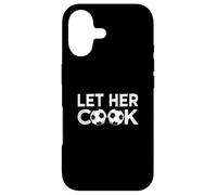 Carcasa para iPhone 17 Soccer Let Her Cook Futbolista Mujeres Chicas