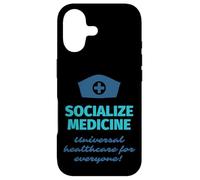 Carcasa para iPhone 17 Socialize Medicine - Universal Healthcare For Everyone Nurse