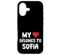 Carcasa para iPhone 17 Sofía - Mi corazón Pertenece a Sofía - Amor