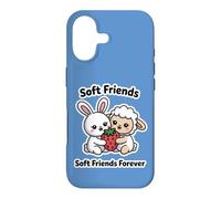 Carcasa para iPhone 17 Soft Friends Forever, Linda Amistad Entre Conejo y Cordero
