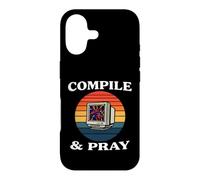 Carcasa para iPhone 17 Software Developer Compile & Pray Retro Coder