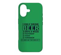 Carcasa para iPhone 17 Solo Bebo Cerveza 3 días a la Semana Lista de verificación