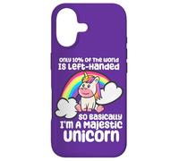Carcasa para iPhone 17 Solo el 10% del Mundo es un Unicornio zurdo