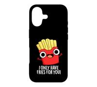 Carcasa para iPhone 17 Solo Tengo Papas Fritas para ti Juego de Palabras Divertido