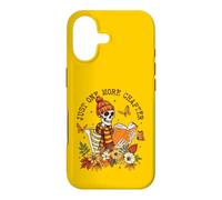 Carcasa para iPhone 17 Solo un capítulo más de Skeleton Reader Fall Book Lover Autumn