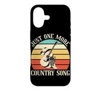 Carcasa para iPhone 17 Solo una canción Country más Amante de la música Country Occidental