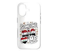 Carcasa para iPhone 17 Someone In Iraq Loves Me Heart Iraq Flag