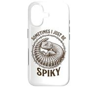 Carcasa para iPhone 17 Sometimes I Just Be Spiky Funny Grumpy Uromastyx Lagarto