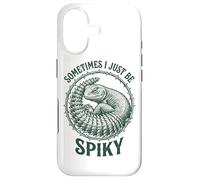 Carcasa para iPhone 17 Sometimes I Just Be Spiky Funny Grumpy Uromastyx Lagarto