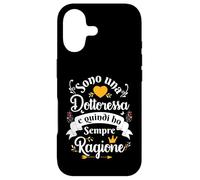 Carcasa para iPhone 17 Sono Una Dottoressa Sempre Ragione Idee Regalo Dottoressa
