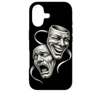 Carcasa para iPhone 17 Sonríe Ahora Llora Más Tarde Feliz Máscaras de Teatro Triste
