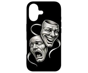 Carcasa para iPhone 17 Sonríe Ahora Llora Más Tarde Feliz Máscaras de Teatro Triste