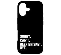 Carcasa para iPhone 17 Sorry Can't Beef Brisket Bye - BBQ Barbacoa Cocinero Chef