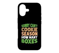 Carcasa para iPhone 17 Sorry Can't Cookie Season How Many Boxes