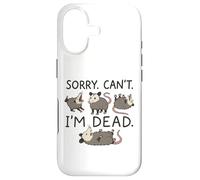 Carcasa para iPhone 17 Sorry Can't I'm Dead