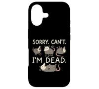 Carcasa para iPhone 17 Sorry Can't I'm Dead