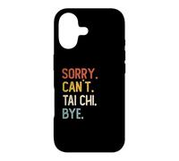 Carcasa para iPhone 17 Sorry Can't Tai Chi Bye Camisas Divertidas Amantes del Tai Chi