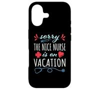 Carcasa para iPhone 17 Sorry The Nurse is on Vacation, Bonito diseño para Enfermeras