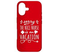 Carcasa para iPhone 17 Sorry The Nurse is on Vacation, Bonito diseño para Enfermeras