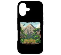 Carcasa para iPhone 17 Souvenir de Yogyakarta del Parque Nacional de la Montaña Merapi
