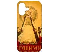 Carcasa para iPhone 17 Soviet Vintage USSR CCCP Proud Russia Propaganda Vintage 80s