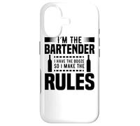 Carcasa para iPhone 17 Soy el Camarero I Make The Rules - Funny Bartending