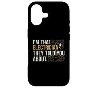 Carcasa para iPhone 17 Soy Ese Electricista Que te dijeron sobre el Arte de Texto Vintage