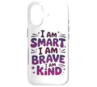 Carcasa para iPhone 17 Soy Inteligente Soy Valiente Soy Amable Motivacional