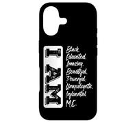 Carcasa para iPhone 17 Soy Negro Mes de la Historia Fuerte Educado Negro Orgulloso