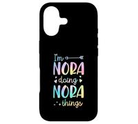 Carcasa para iPhone 17 Soy Nora Doing Nora Things Nombre Personalizado