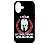 Carcasa para iPhone 17 Soy un Guerrero de la osteoporosis Regalo de concienciación sobre la osteoporosis