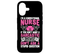 Carcasa para iPhone 17 Soy una Enfermera correccional si no Quieres una answe sarcástica