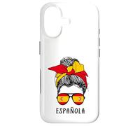 Carcasa para iPhone 17 Spanish Española Girl Spanish Heritage Spain Flag