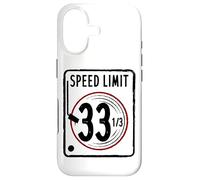 Carcasa para iPhone 17 Speed Limit 33 1/3 RPM Vinyl Registro Álbum de Música DJ