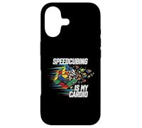 Carcasa para iPhone 17 Speedcubing Is My Cardio Funny Cube Solver Design