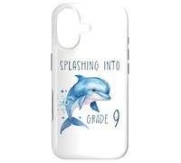 Carcasa para iPhone 17 Splashing into Grade 9 - Back To School Dolphin Graphic