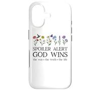 Carcasa para iPhone 17 Spoiler Alert God Wins I've Read The Final Chapter Christian