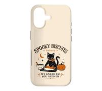 Carcasa para iPhone 17 Spooky Biscuit Bakery Black Cat Hornear Humor Humor Estado de ánimo