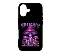 Carcasa para iPhone 17 Spooky Is My Favorite Season - Champiñón Morado de Halloween