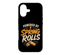 Carcasa para iPhone 17 Spring Rolls Eating Asian Food Funny